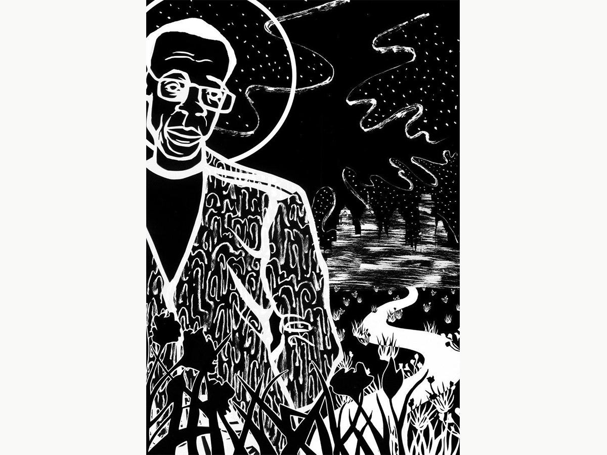 格雷格帕德罗的作者肖像麦琪芬宁BFA'17访问作家系列。