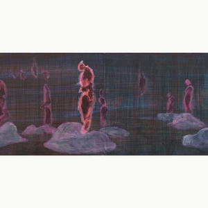 这是姜银恩的一幅画，17年